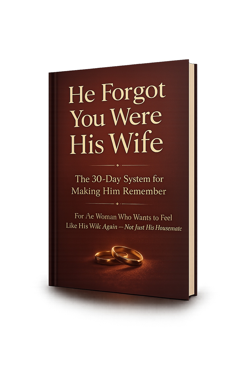 He Forgot You Were His Wife - The 30-Day System for Making Him Remember